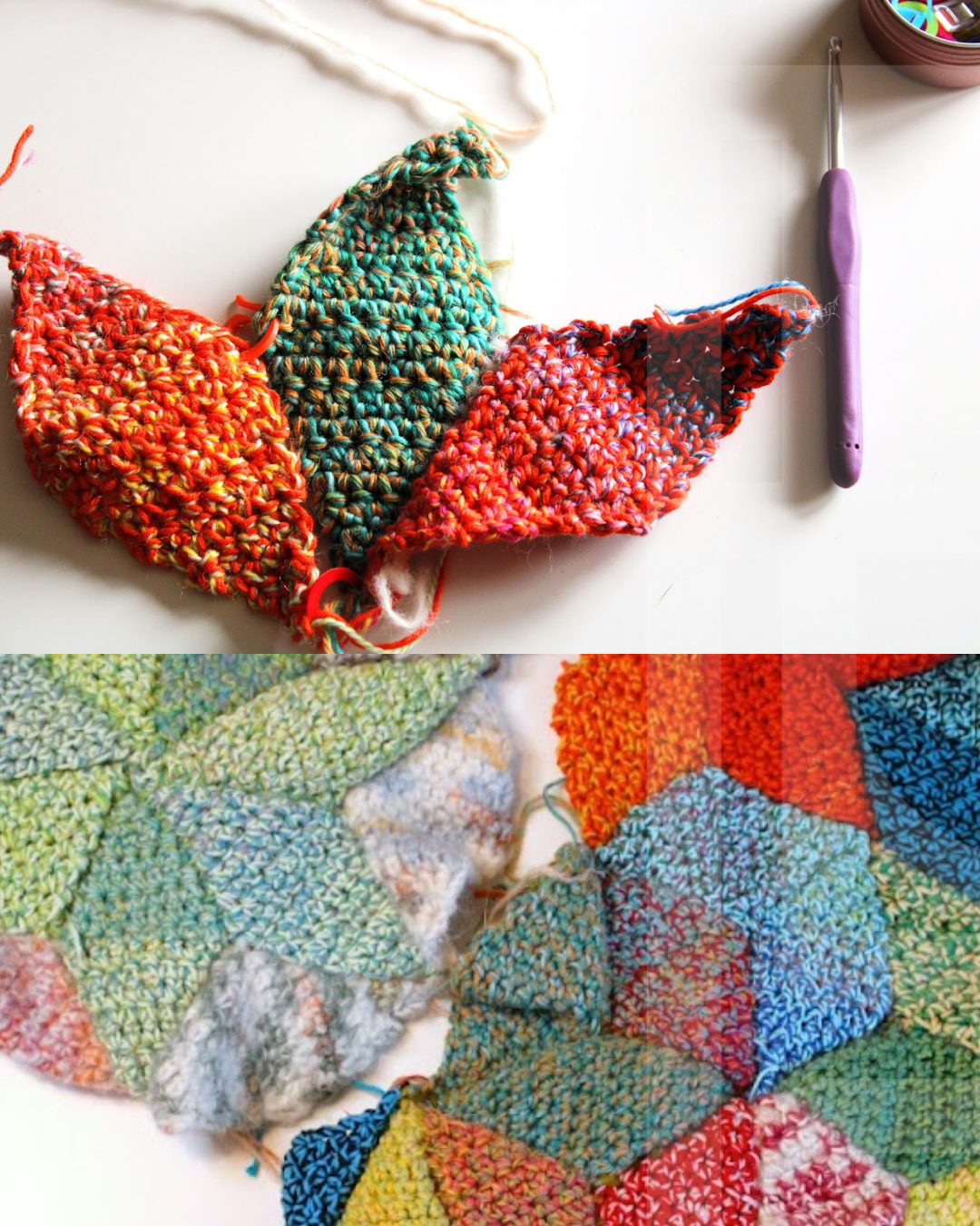 The Scrap Yarn Hoodie Crochet PDF Pattern