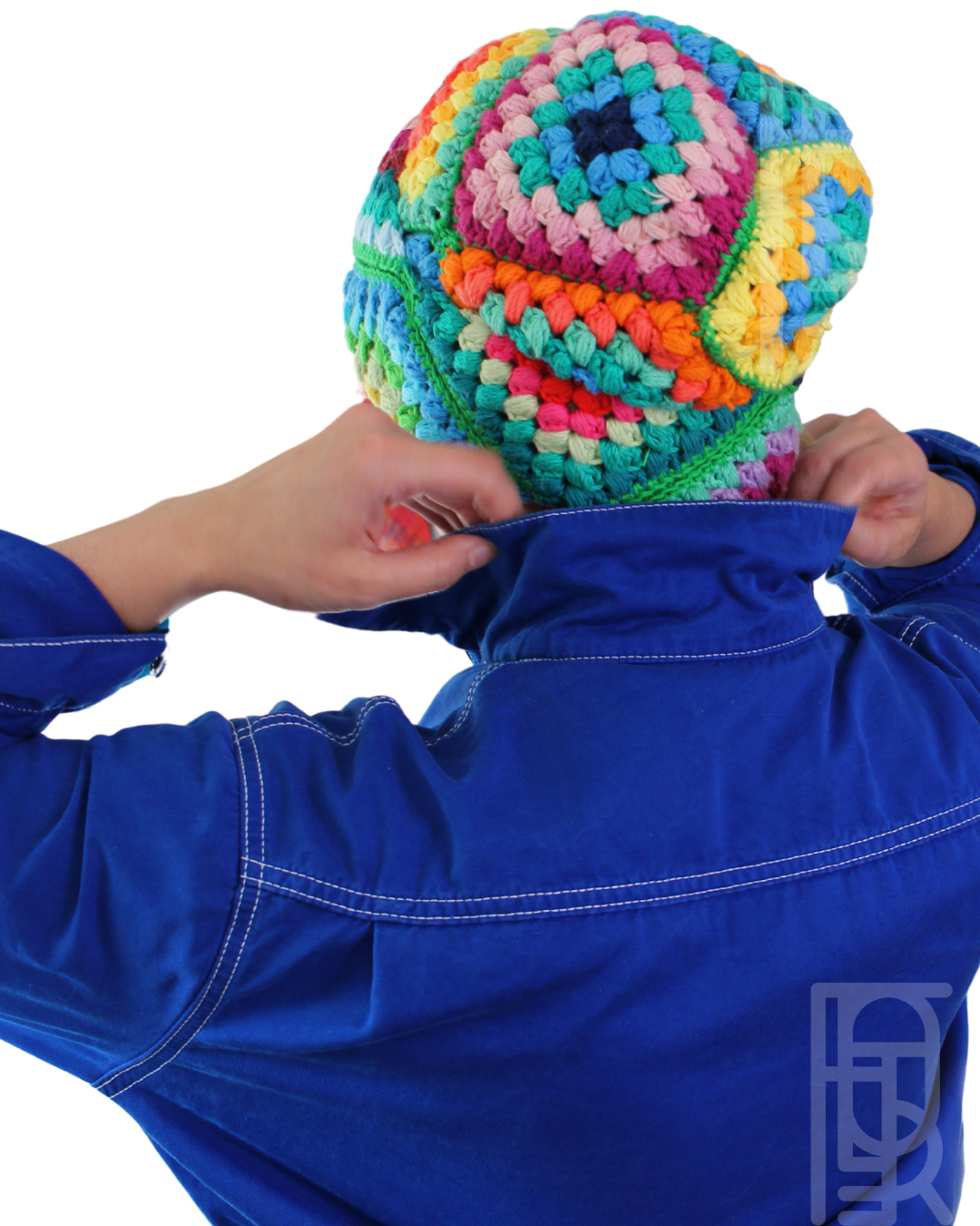 The Crochet Puffed Granny Square Spiral Beanie & Cap - PDF Pattern